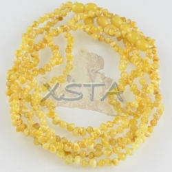 Polished butter teething necklace Polished butter teething necklace